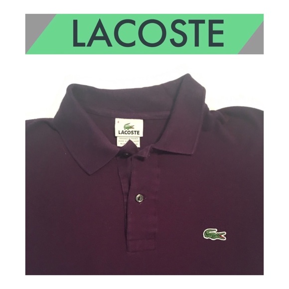 Lacoste Other - Men’s Grape LaCoste Polo. Size 4 (Medium)